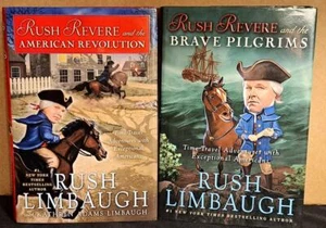 Lot 2 Rush Limbaugh Hard Cover Novels Books Rush Revere Time Travel Adventures - Picture 1 of 8