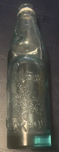 RARE Hindle & CO Blackpool Codd GLASS Bottle w/ Marble In Neck Vintage Soda - Picture 1 of 3