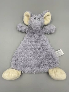 Nat Jules grigio elefante amorevole sonaglio peluche coperta di sicurezza bambino morbido coccolone - Foto 1 di 6