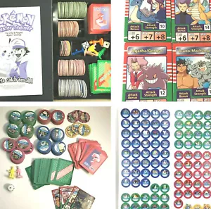 🔴Pokemon Master Trainer Parts YOU PICK Replacement Pieces Cards 1999 Board Game - Picture 1 of 185