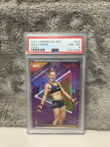 Holly Holm 9/10 Psa 8 Graded card 2022 Panini chronicles UFC cards