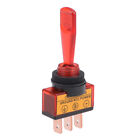 SPST Enclavamiento interruptor basculante led rojo luz 20A 12V 3P rojo ON/OFF
