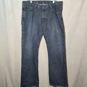 Volcom Jeans Mens Size 38x33 Gray Light Wash Denim Blackbart Model Relaxed Fit - Picture 1 of 9