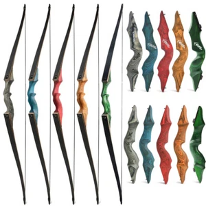 60 Zoll Takedown Langbogen 20-60lbs Jagdbogen Bogenschießen Jagd Black Hunter - Bild 1 von 22
