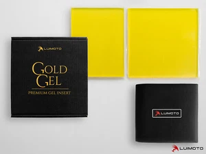 GG3 UNIVERSAL GOLD GEL FOAM - MOTORCYCLE RIDER & PASSENGER SEAT LUIMOTO - Picture 1 of 8