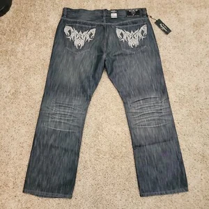 DS NOS Vintage Pepe Jeans Mens 42x33 London UK Denim Baggy Hip Hop Skater Y2K - Picture 1 of 5