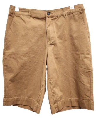 Bermudas D&Co Denim + Co para mujer talla 12 marrón cintura alta playa informales Foto 1 de 4