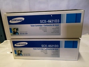Genuine Original Samsung Scx-4521D3 Toner Cartridges (2 Pcs) - Picture 1 of 1