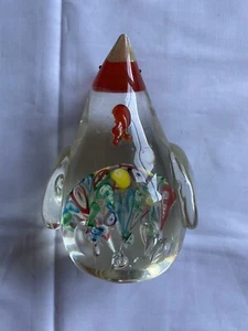 Lenwile Ardalt Studio Art Glass Rooster Figurine/Paperweight Japan - Picture 1 of 9