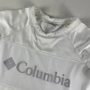 Columbia Sweatshirt Women’s Medium White Pullover Athletic Omni-Wick Performance - Picture 1 of 17