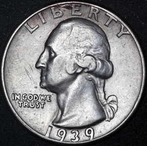 1939 Washington Quarter BU (det) - Picture 1 of 8