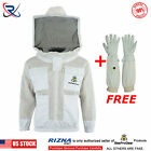 professional 3 Layer Ultra Ventilated Beekeeping jacket Round veil@@3XL