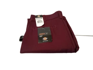 NEU! Dickies Skateboarding Regular Fit Arbeitshose MAROON 34x32 Neu mit Etikett - Bild 1 von 10