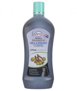 1000ML AYUR AMLA RITHA SHIKAKAI HAIR SHAMPOO - FREE SHIPPING - Bild 1 von 1