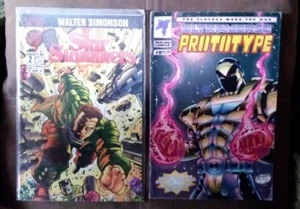 ULTRAVERSE PROTOTYPE ISSUE #0 & STAR SLAMMERS #2 - MALIBU COMICS - Picture 1 of 3