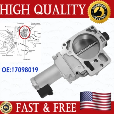17098019 Throttle Body Valve FOR 2000-02 Chevrolet Silverado 1500 2500 3500 GMC Foto 1 de 4