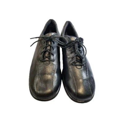 Munro M740081 Women Black Leather Oxford Shoe Size 10M NOS   Made In USA - Image 1 of 4