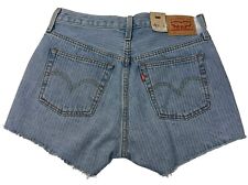 Levi's Women's 501 Jeans Shorts -Stripes Blue- Size 12/W31 - Ne