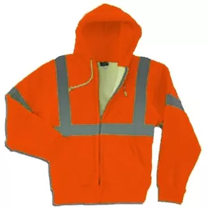 Camber Arctic Thermal Mens Xtra Hwt Zip Hooded Reflective Tape Sweatshirt S-5XL - Picture 1 of 3