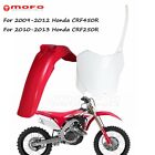Off-Road Front Fender Front License Plate For Honda CRF450R 09-12 CRF250R 10-13