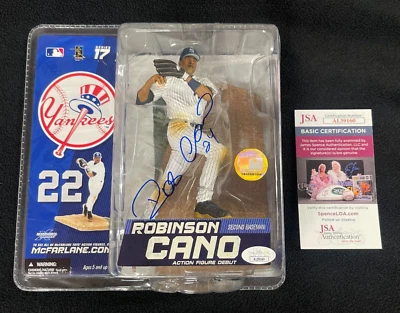 Robinson Cano Signed New York Yankees McFarlane Action Figure JSA COA - Image 1 of 3