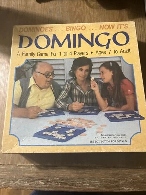 Винтажная игра домино и бинго Domingo от Whitman 1982 ПОЛНАЯ - Изображение 1 из 4