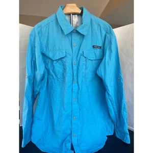 L.Donkey Andy Fishing Shirt UPF Roll-Up Long Sleeve Outdoor Shirt XL - Picture 1 of 5