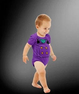 Baby Crime Fighting Duck Cartoon Hero Halloween Costume Cosplay Bodysuit - Picture 1 of 3