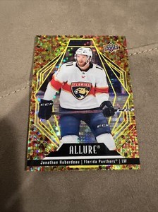 2022-23 UD Allure Jonathan Huberdeau Gold Glitter Bomb 
