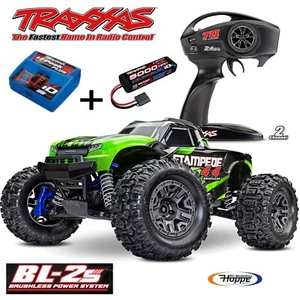 TRAXXAS # TRX67154-4GRN TRAXXAS Stampede 4x4 grün 1/10 Monster + 4A Lader + Akku - Bild 1 von 6