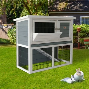 36" RABBIT HUTCHES HUTCH RUN RUNS BUNNY BUSINESS GUINEA PIG HUTCH RH4 - Picture 1 of 36