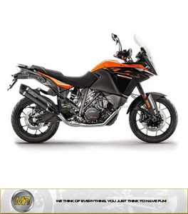 KTM 1290 SUPER ADVENTURE 2017 2018 EXHAUST SLIP ON LEOVINCE BLACK - Picture 1 of 1
