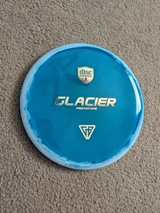 Discmania Glacier Prototype - C-Line 177g -Blue w/ White Rim, Gold Foil Stamp - Picture 1 of 13