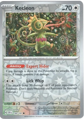 Kecleon - - SV08: Surging Sparks 150/191 - Common - NM Pokémon TCG - Image 1 of 2