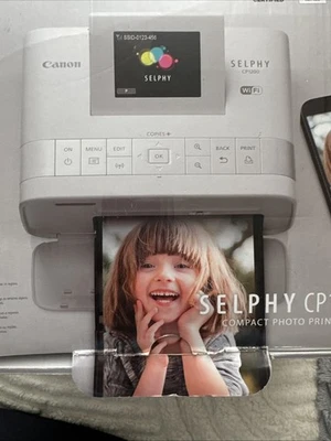 Canon Selphy CP1200 Compact Wireless Color Photo Printer - Image 1 of 4