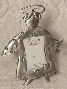 Marco de fotos decorado Angel Make the Season Kohls brillantes decoración del hogar tblba1 - Imagen 1 de 14