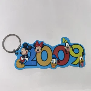 Disney 2009 Mickey Minnie Donald Goofy Pluto Souvenir Llavero Raro - Imagen 1 de 2