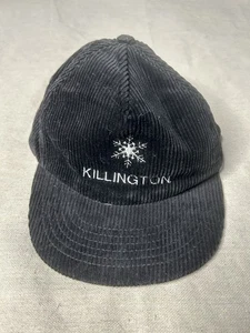 Killington Vermont Skigebiet Vintage Cord Haken Riemen schwarz Seil Stil - Bild 1 von 5