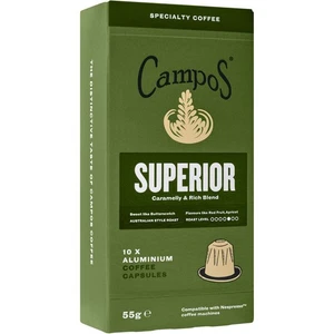 Campos Superior Aluminium Coffee Capsules 10 Pack - Picture 1 of 5