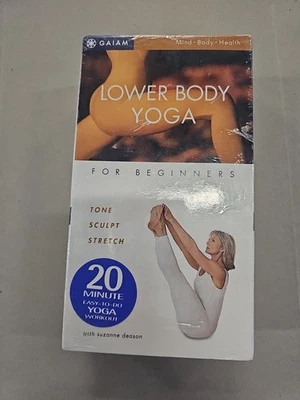 Yoga For Beginners Upper & Lower Body VHS 2 Tape Set New -bx17 - Image 1 of 4