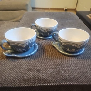 3 Pr Temptations by Tara Bräter Motto Suppenschüssel übergroße Tasse passende Untertasse - Bild 1 von 16