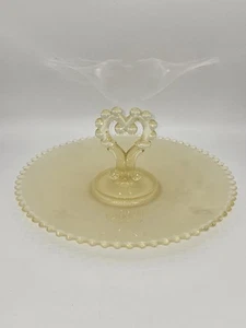 Imperial Glass Candlewick Yellow Depression Glass Serving Platter 1930s - Picture 1 of 4