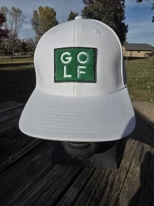 Neu mit Etikett Adidas Golf Mütze grün Rasen Gras Patch verstellbar Druckknopflasche weiß Einheitsgröße - Bild 1 von 10