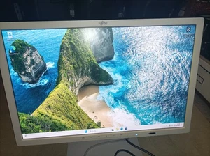24" Fujitsu P24W-7 LED IPS 1920 x 1200 5ms FullHD 4x USB VGA DVI-I DP vergilbt 1 - Bild 1 von 4