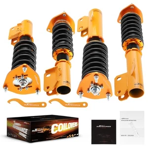 Coilover Lowering Kit For Subaru Impreza WRX GC8 GC6 93-01 Pillow Ball Top Mount - Picture 1 of 20