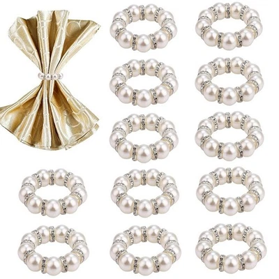 Anelli Tovaglioli Decorazione Cucina Tovagliolo Anello Plastica Decorazione Tavo - Immagine 1 di 4