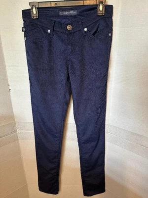 Pantalones rectos de pana azul oscuro Rock & Republic Berlin - talla 2 medianos Foto 1 de 2