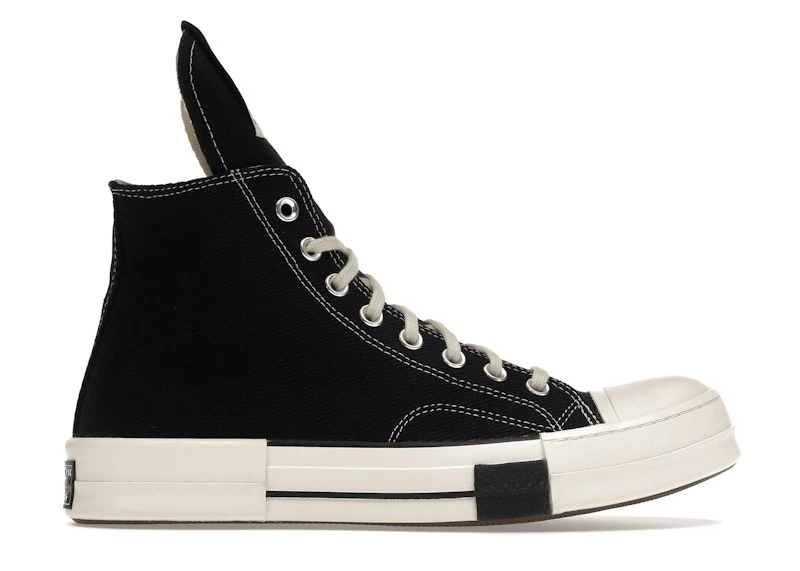 Converse Rick Owens x DRKSHDW DRKSTAR Chuck 70 High Black for Sale