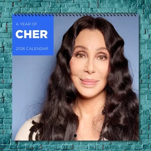 Cher 2026 Wall Calendar, 12-Month Celebrity Photo Calendar - Picture 1 of 4