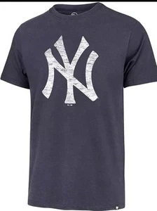 New York Yankees 47 Brand Men’s MLB T-Shirt Navy Blue Size XL NWT - Picture 1 of 5